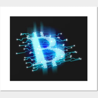 Bitcoin Graphic T-shirt Posters and Art